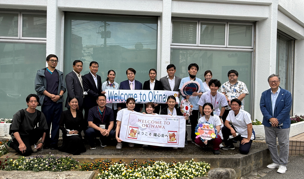 カンボジア政府高官ら 陽心会を訪問